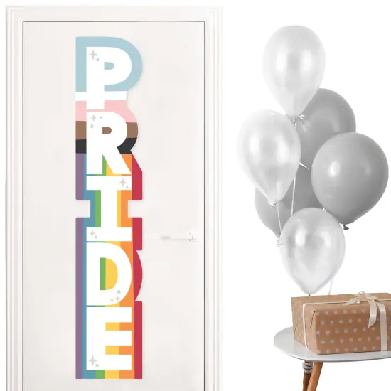 Big Dot of Happiness So Many Ways to Be Human - Pride Party Vertical Decoration - Shaped Banner {1}