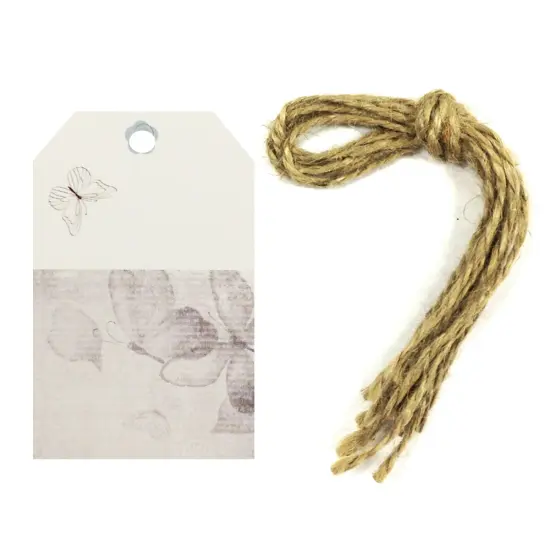 Wrapables Printing Tag, Set of 24 Butterfly {4}
