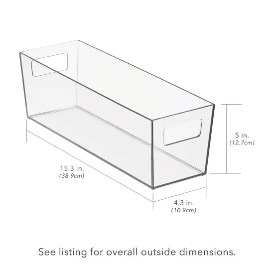 Nate Home by Nate Berkus Plastic Storage Bin for Pantry {3}