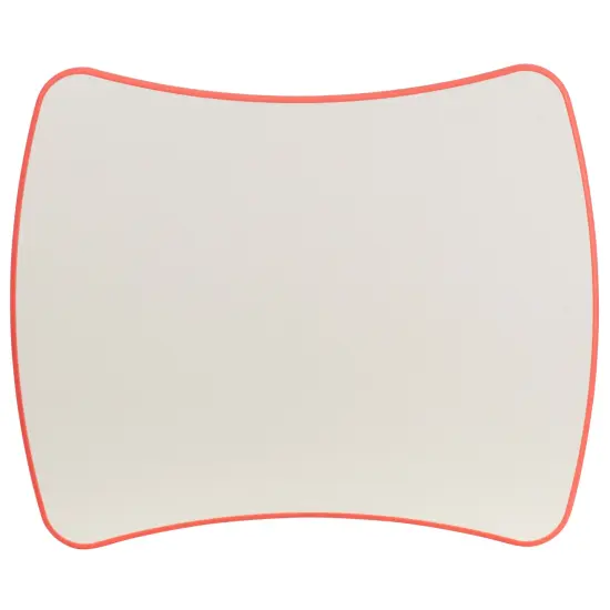 Emma and Oliver 21.875"W x 26.625"L Rectangular Plastic Height Adjustable Activity Table Natural {9}