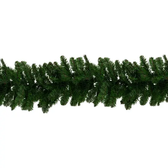 Northlight Balsam Pine Artificial Commercial Christmas Garland - 50' x 12" - Unlit Green {5}