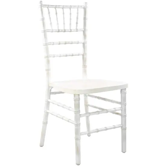 Emma and Oliver Wood Chiavari Chair Lime Wash {1}
