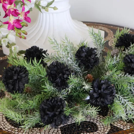 100-Pack: Black Carnation Picks, 5" Long, 3.5" Wide by Floral Home&reg;, Floral Home by Artificial Flowers {4}