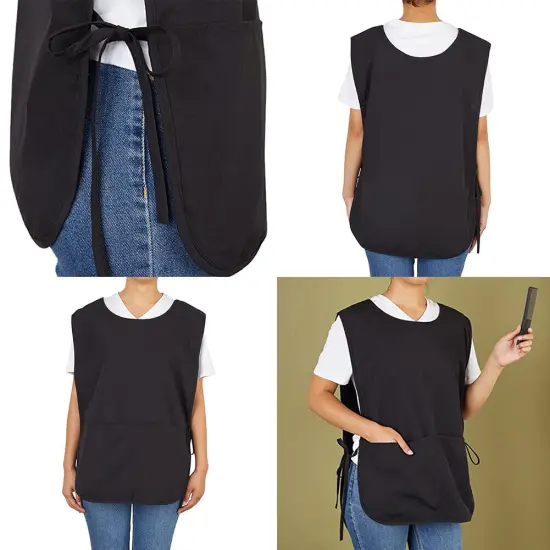 Kitcheniva Smock Cobbler Cleaning Work Bib For Art Paint And Cooking {4}