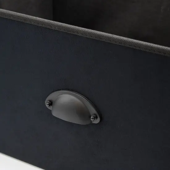 Sorbus TV Stand Dresser with 2 Drawers - Television Riser Chest with Storage - Bedroom, Living Room, Closet, & Dorm Furniture Black/Wood Top {4}