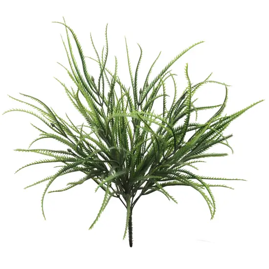 Refreshing 21" Green Millet Grass Bush Set of 12 - Authentic-Looking Artificial Greenery for Inviting Home Decor, Rustic Wedding Centerpieces, and Innovative DIY Projects, Floral Home by Artificial Flowers {1}