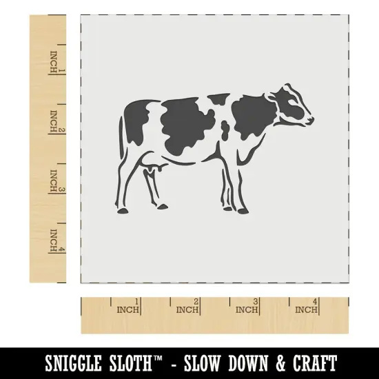 Farm Dairy Cow Milk Side Wall Cookie DIY Craft Reusable Stencil {6}