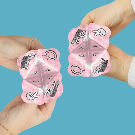 Big Dot of Happiness Last Disco - Bachelorette Party Cootie Catcher Game - Truth or Dare Fortune Tellers - Set of 12 {3}