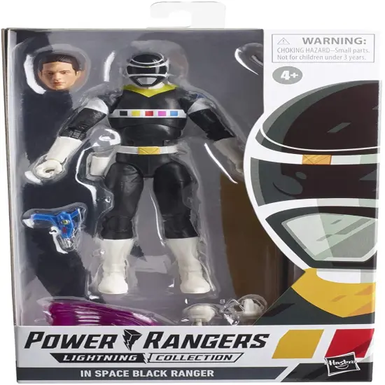 Power Rangers Lightning Collection 6 Inch Action Figure | In Space Black Ranger {3}