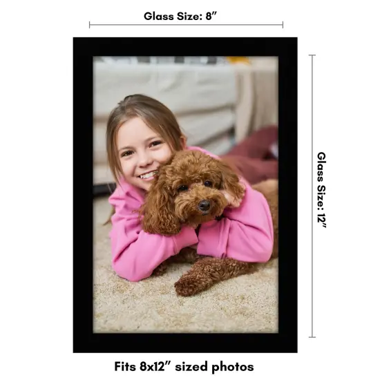 Americanflat Gallery Picture Frame - Photo Frame for Wall Decor - Shatter Resistant Glass - Adjustable Hanging Hardware - Includes Easel for Tabletop Display {2}