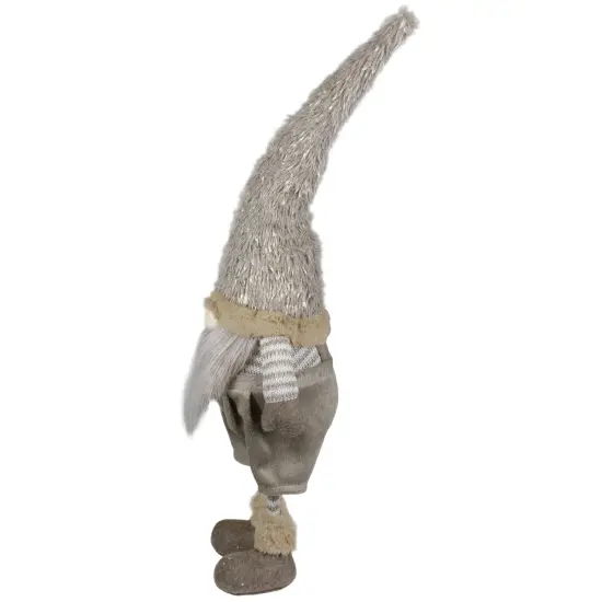 Northlight Standing Swaying Gnome Christmas Figure - 22" - Beige Gold {4}