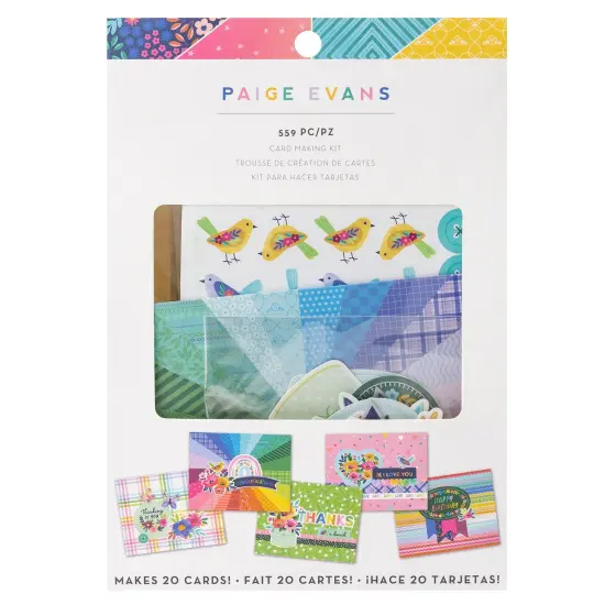 Paige Evans Blooming Wild Card Kit-Makes 20 Cards {1}
