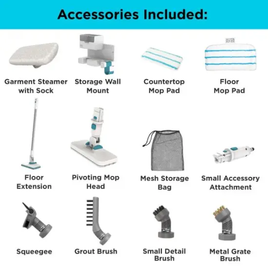 BLACK+DECKER Multipurpose Steam Cleaning System featuring STEAM-MOP (BHSM15FX10) {3}