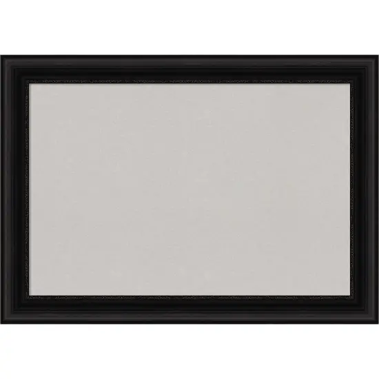 Parlor Framed Corkboard, Grey Cork Parlor Black {1}