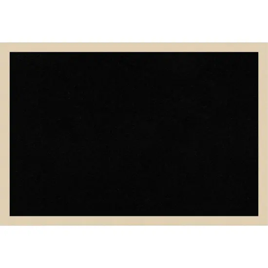 Svelte Wood Framed Corkboard, Black Cork Svelte Natural {1}