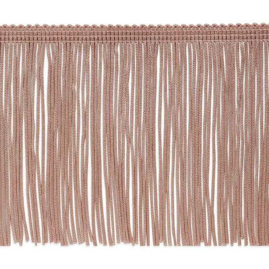 10 Yards of 4" Chainette Fringe Trim | 10 yard cut Rose Gold {1}