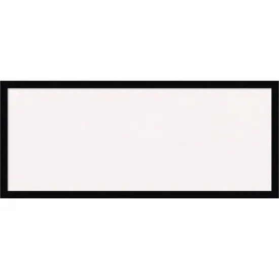 Svelte Wood Framed Corkboard, White Cork Noir Black {1}