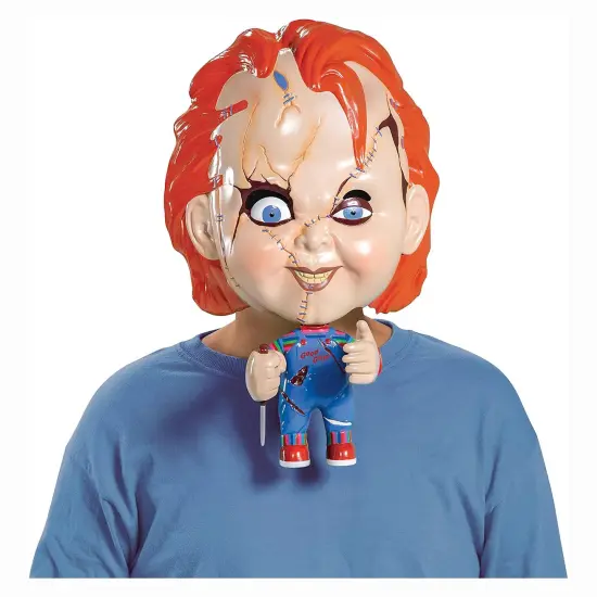 Childs Play Chucky Child Costume Move-A-Mask | One Size {1}