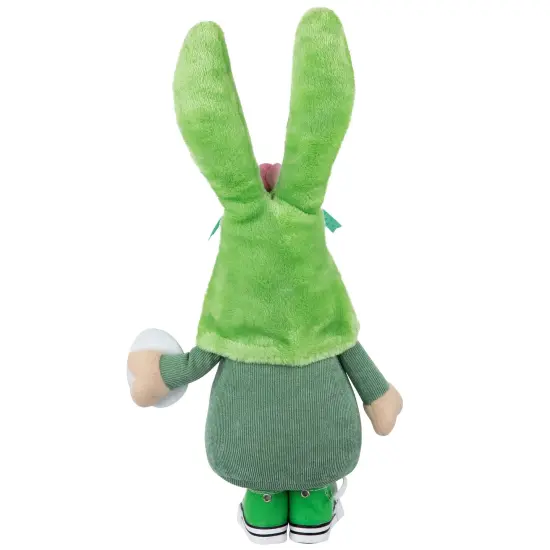 Northlight Gnome with Bunny Ears Easter Figure - 15" - Green and White {6}