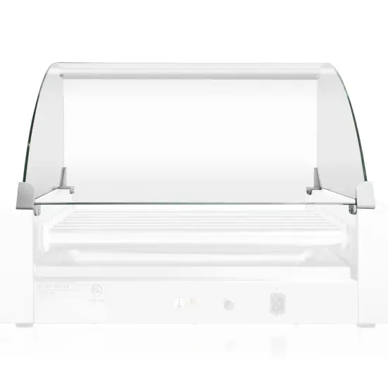 Olde Midway Glass Cover ONLY for Hot Dog 7 Roller Grill Cooker Machine - Replacement or Upgrade {3}