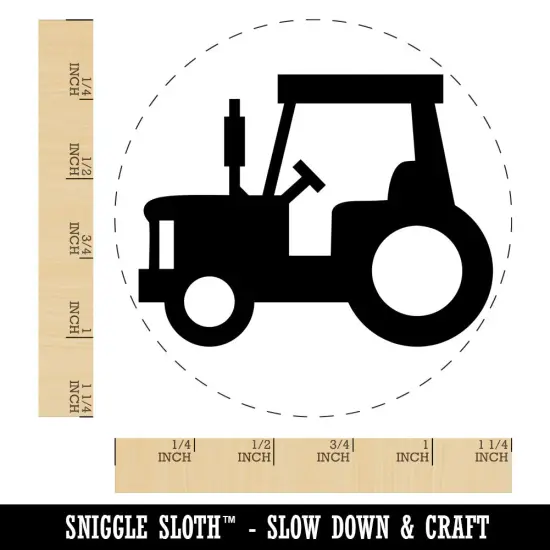 Tractor Farm Vehicle Rubber Stamp for Stamping Crafting Planners {1}