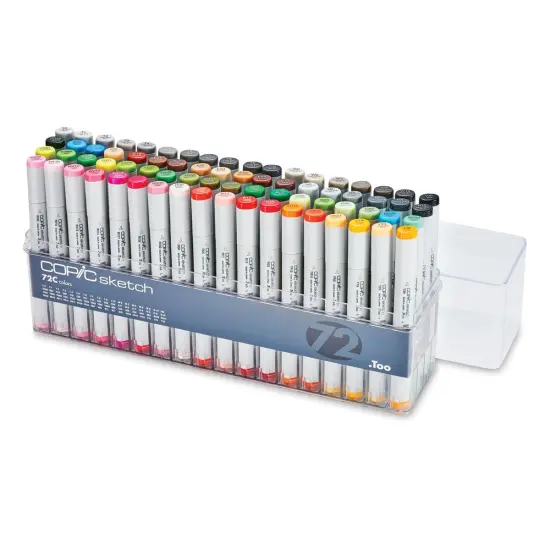 Copic Sketch Marker Set - Color Set C, Set of 72 {1}