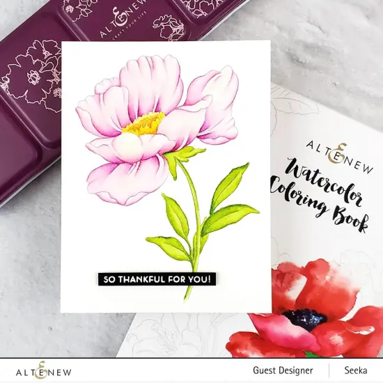 Altenew Watercolor Coloring Book {2}