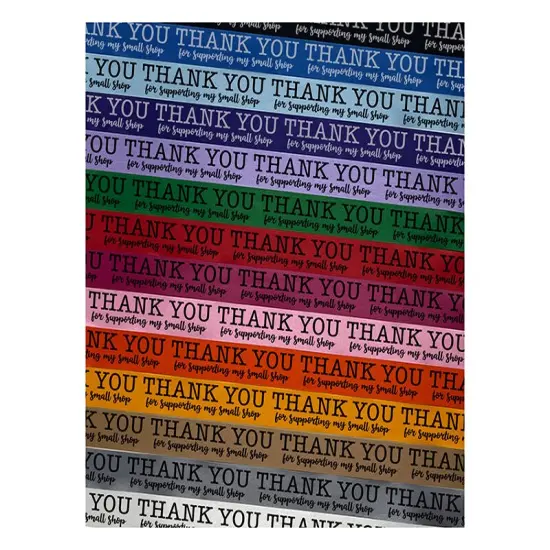 Thank You for Supporting My Small Shop Business Satin Ribbon for Bows Gift Wrapping - 1" - 3 Yards Red Ribbon {1}