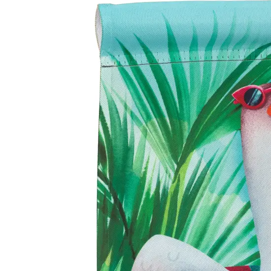 Northlight Beach Duck "Life Is Good" Outdoor Garden Flag 18" x 12.5" Blue {6}