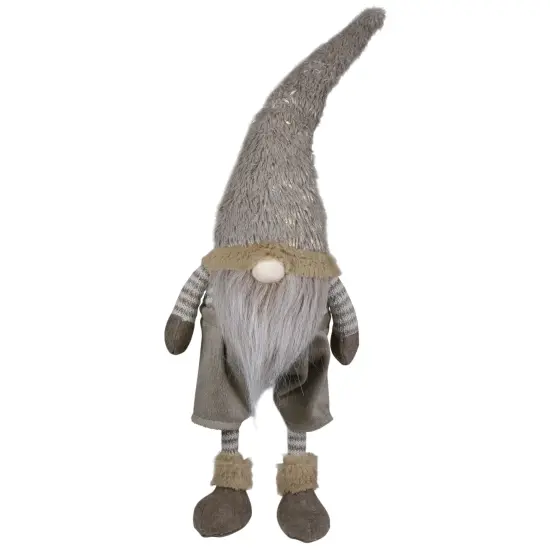 Northlight Standing Swaying Gnome Christmas Figure - 22" - Beige Gold {1}