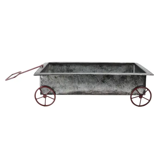 Allstate 16.25" Gray Iron Wagon Display Piece {3}