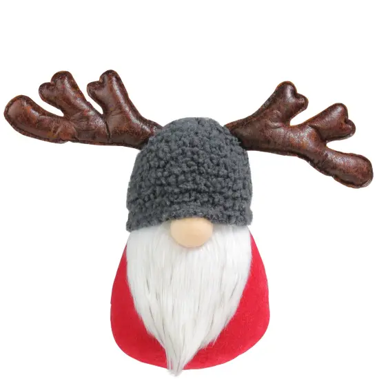 Northlight Santa Gnome with Moose Antlers Christmas Decoration - 14" Brown {1}