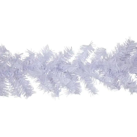 Northlight Commercial Length White Canadian Pine Artificial Christmas Garland - 100' x 8" - Unlit {6}