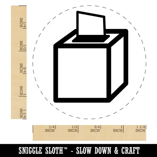 Tissue Box Rubber Stamp for Stamping Crafting Planners {1}