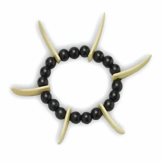 Sabre Tooth Indian Cave Man Costume Wristlet {1}