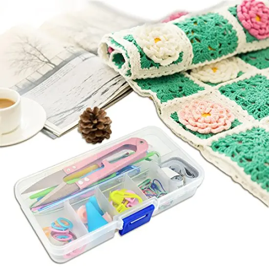 New Basic Knitting Tools Accessories Supplies with Case Knit Kit Lots {4}