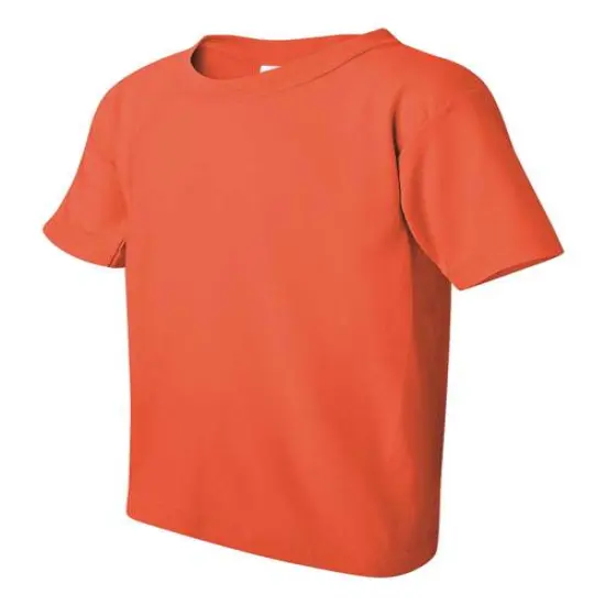 Gildan&reg; Heavy Cotton Crew Neck Short Sleeve Youth T-Shirt Coral Silk {2}