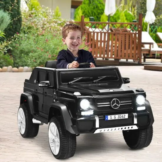 12V Kids Ride On Car with 2.4G Remote Control and USB Interface White {7}