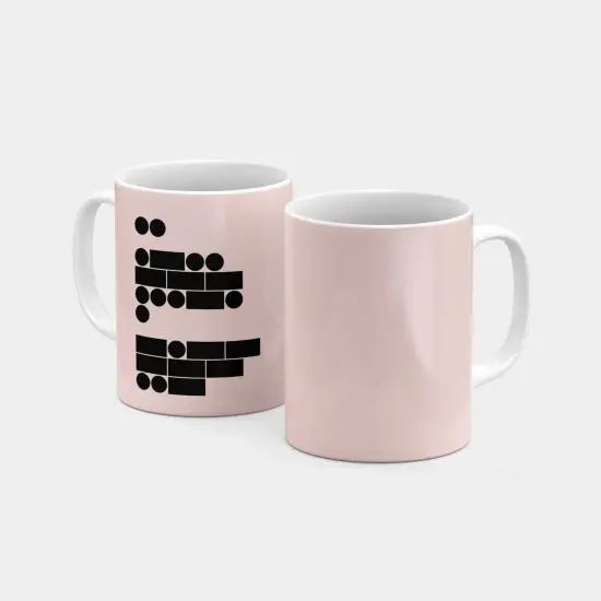 Morse Code I Love You 11 Oz Mug VIII {2}