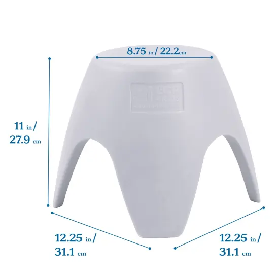 Ayana Stool Set, Flexible Seating, 4-Pack Light Grey {2}