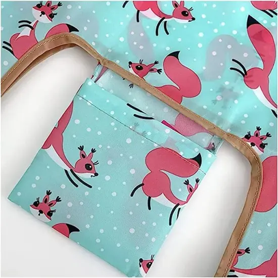 Wrapables JoliBag Collection Reusable Shopping Bag (Set of 6) Foxes, Fishies {3}