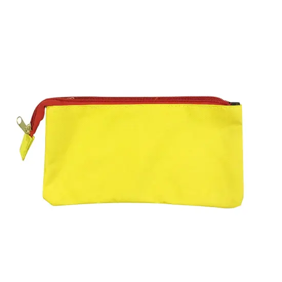 Wrapables Three Layer Multifunctional Pencil Case Cosmetic Bag Yellow {1}