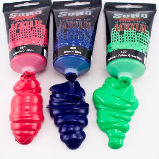 SoHo Urban Artist Acrylic Paint - Thick, Rich, Water-Resistant, Heavy Body Paint {3}