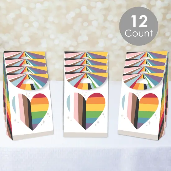 Big Dot of Happiness So Many Ways to Be Human - Pride Gift Favor Bags - Party Goodie Boxes - Set of 12 {3}