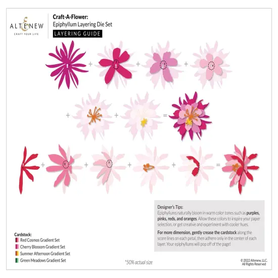 Craft-A-Flower: Epiphyllum Layering Die Set {3}