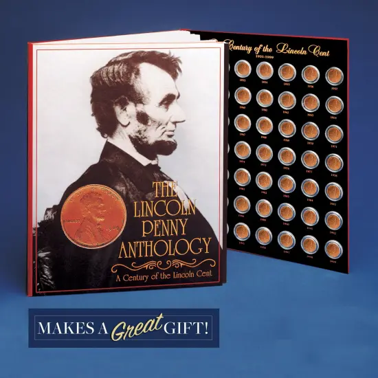 Lincoln Penny Anthology Coffee Table Book and Coin Set {4}