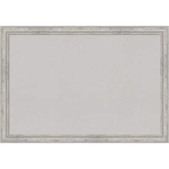 Angled Wood Framed Corkboard, Grey Cork Silver {1}