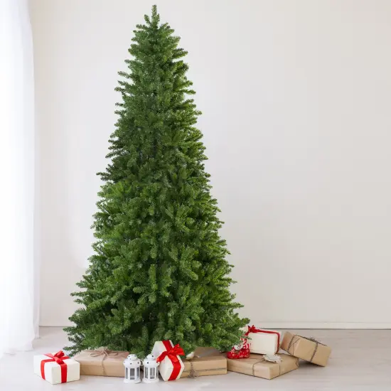 Northlight 10' Slim Eastern Pine Artificial Christmas Tree - Unlit Green {3}