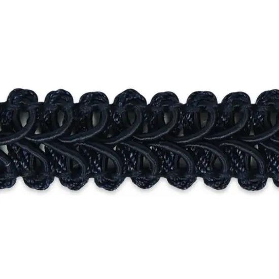 10 yards of Alice Classic Woven BraidTrim | 10 yard cut Navy Blue {1}