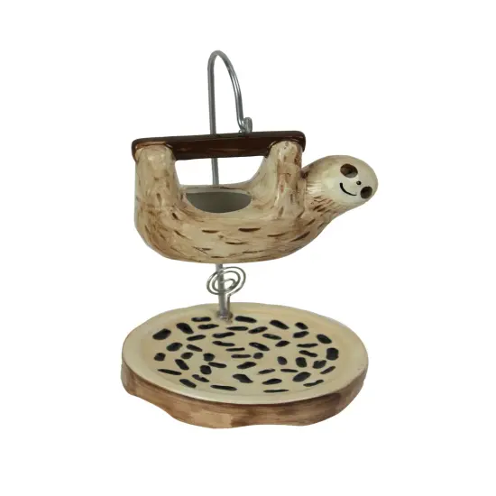 Ceramic Hanging Sloth Succulent Planter Photo Holder Mini Flower Plant Pot Stand {1}